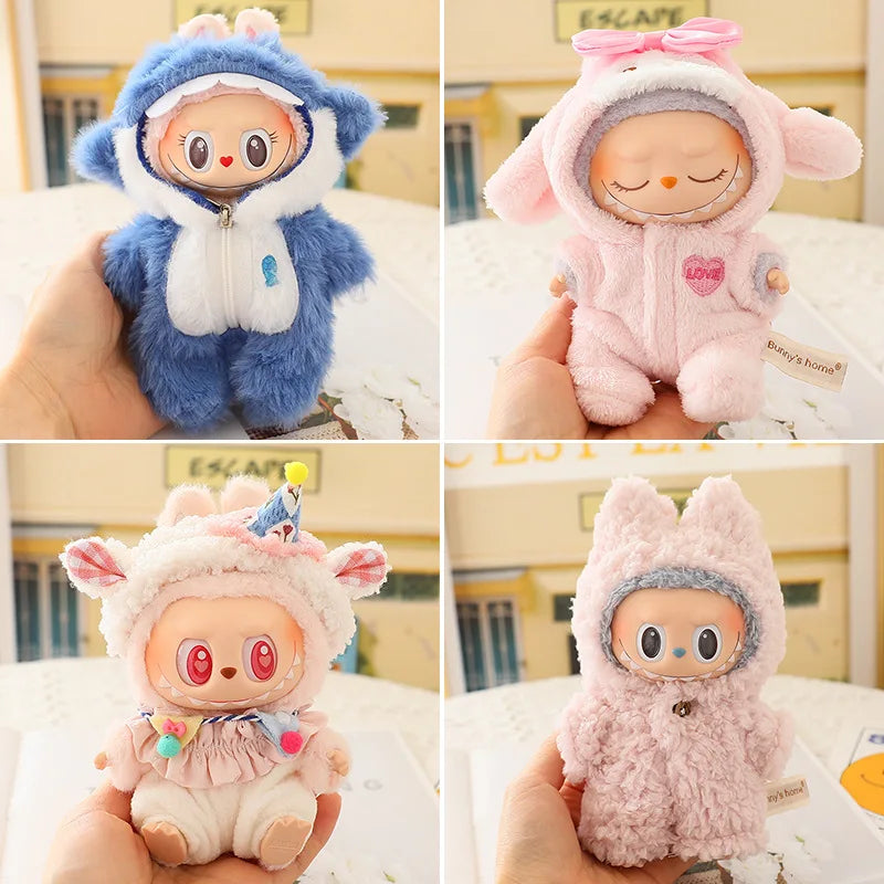 Labubu Shark & Snowman Suit
