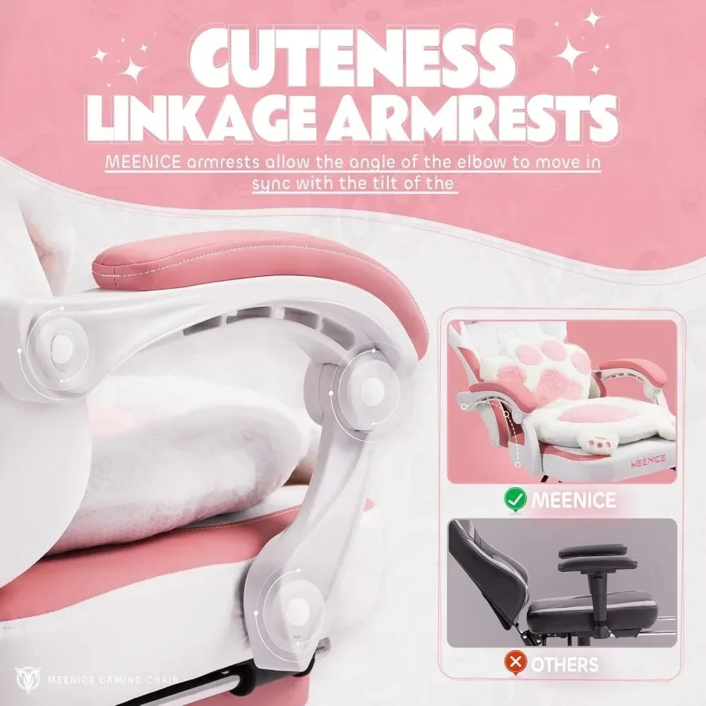 Cute Cat Ear Gaming Chair