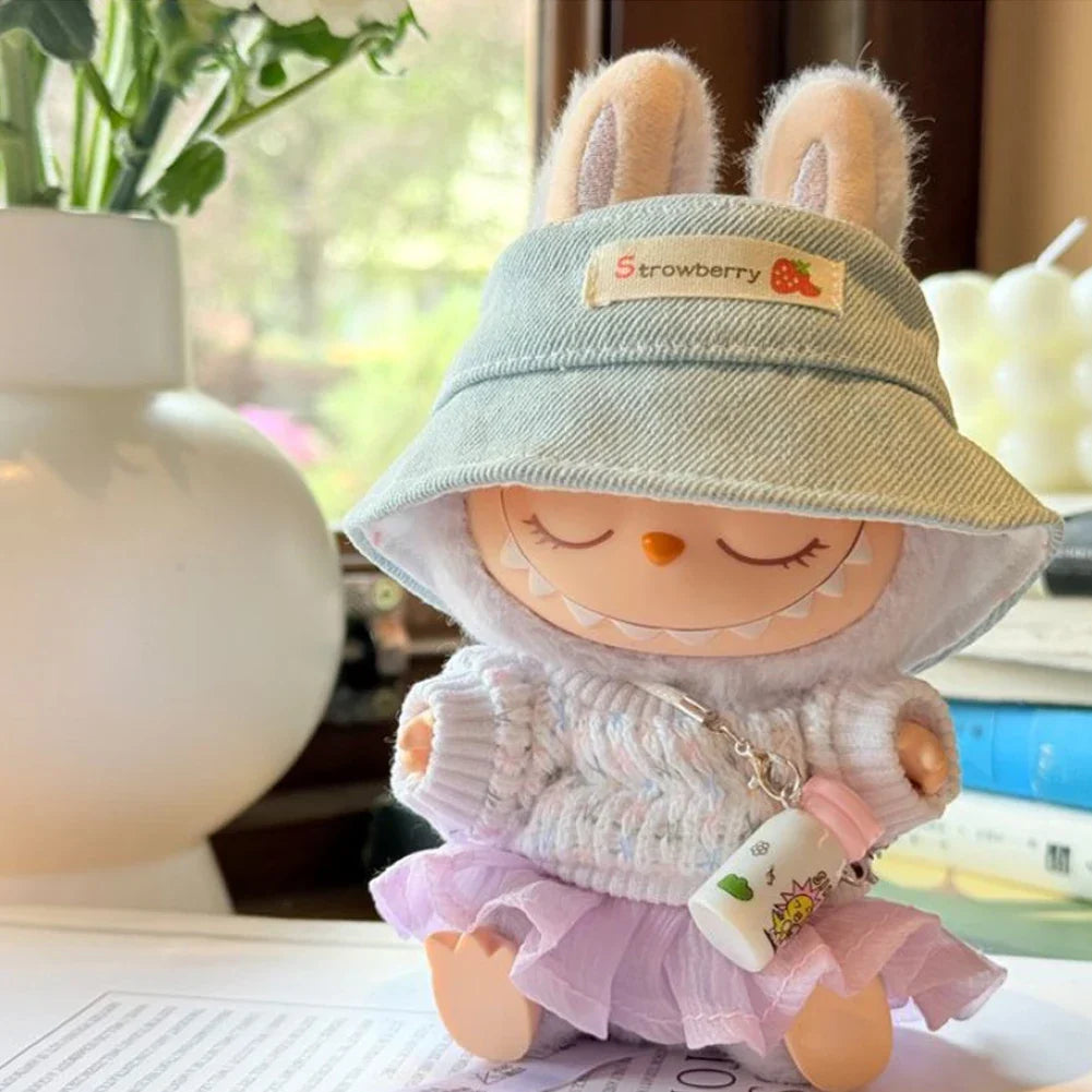 Labubu Color Match Sweater Dress