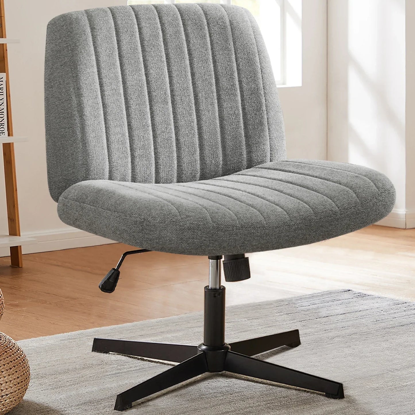 JHK Cross-Legged Rocking Office Chair