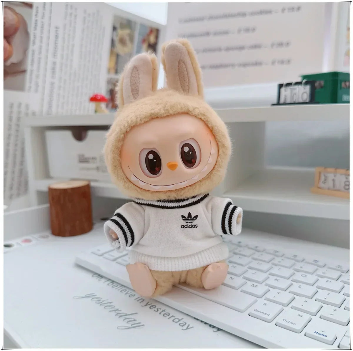 MINISO Labubu Korean Hoodie Outfit Set