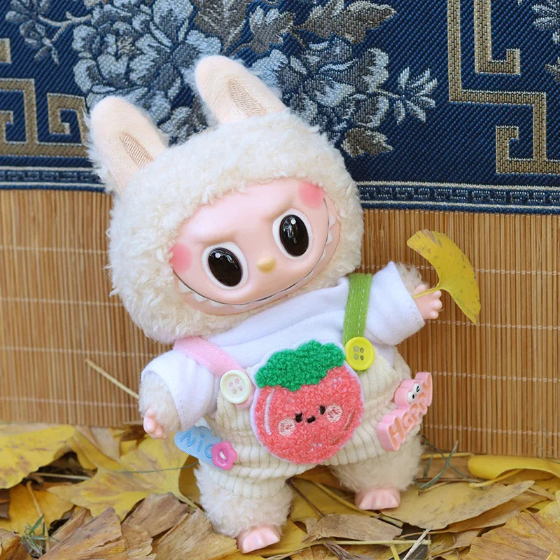 Labubu Summer Fruit Overalls Set