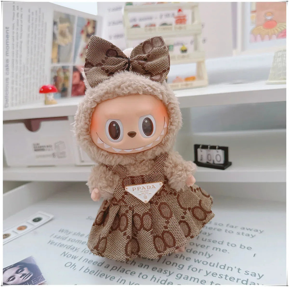 Labubu Sitting Party Outfit Set