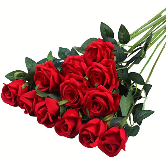 Realistic Artificial Rose Bouquet
