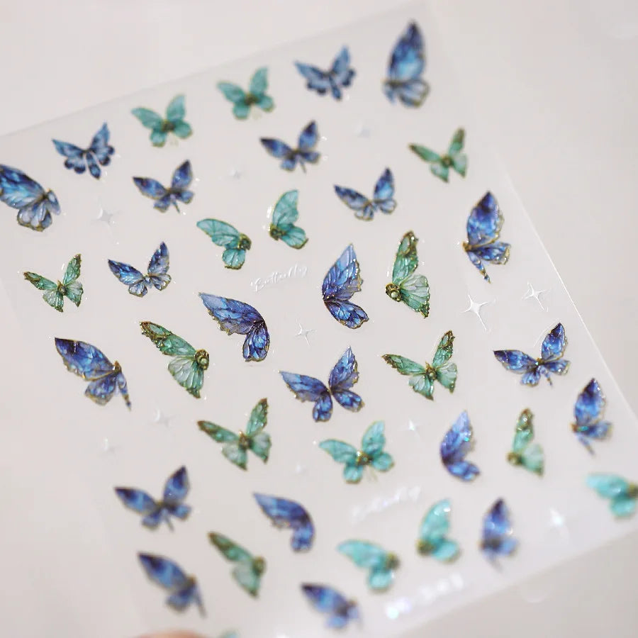NAILFYOU Kawaii Butterfly Nail Stickers