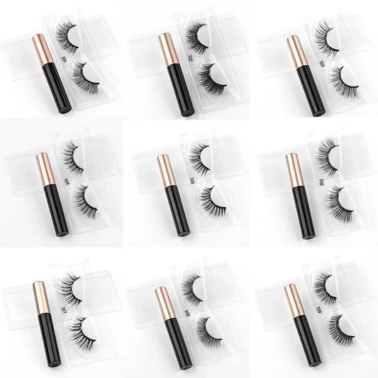 1 Pair Magnetic 3D Mink Lashes