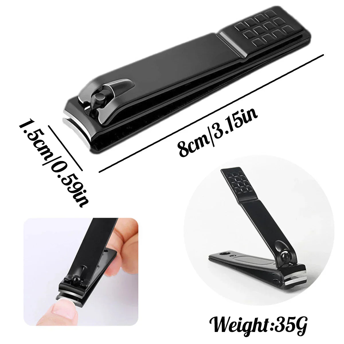 4Pcs Stainless Steel Nail Clipper Set