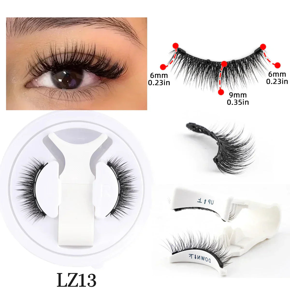 Fluffy Magnetic Eyelash Set