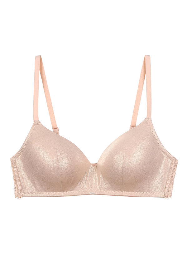 TEAGAN Plus Shiny Wireless Triangle Bralette Bra