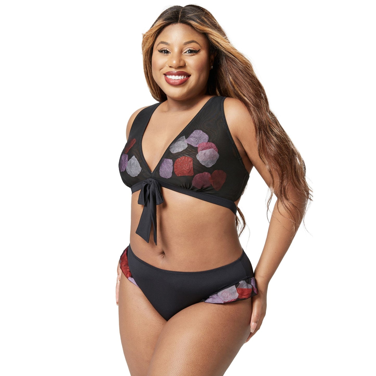 YOLANDA Deep V Wireless Convertible Bralette