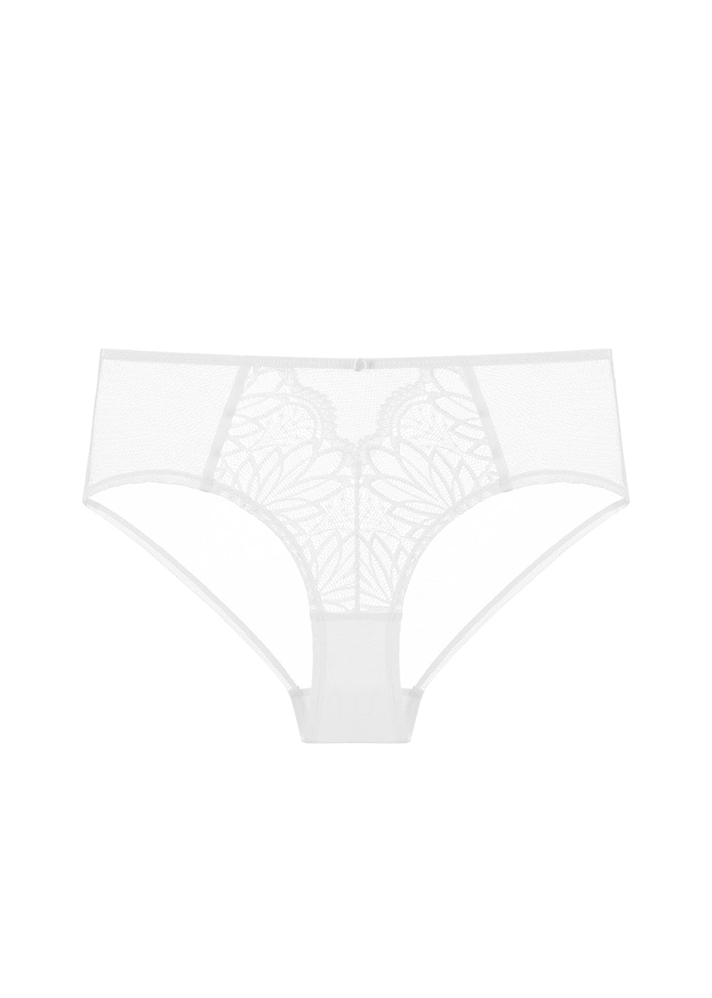 ABIGAIL Plus Leaf-Pattern Lace Boyshorts