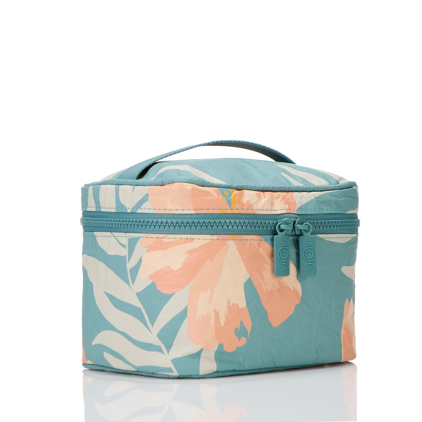 ALOHA Collection Cabin Crew Kit | Lightweight, Packable, and Splash-Proof Makeup Pouch | Easy to Clean (Pink Salt/Tide)