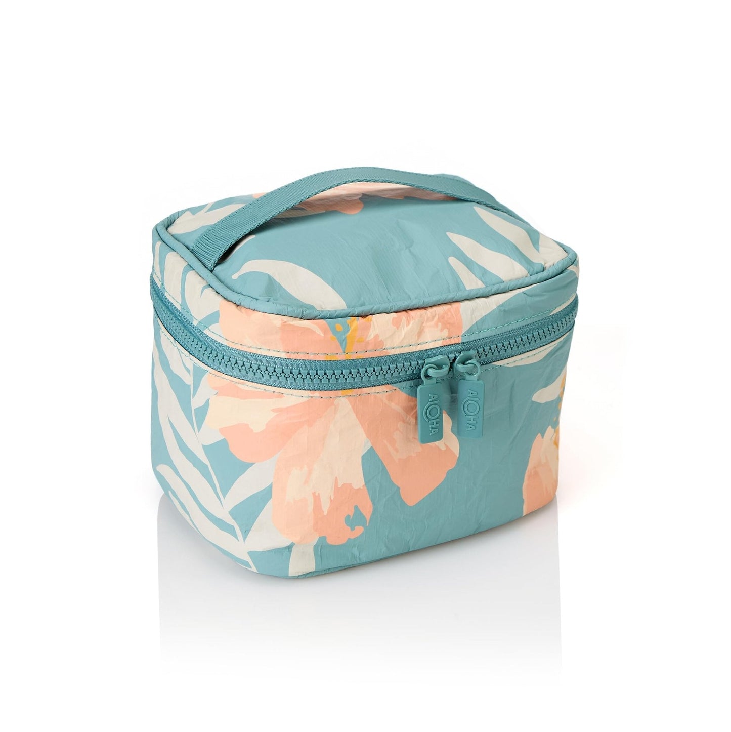 ALOHA Collection Cabin Crew Kit | Lightweight, Packable, and Splash-Proof Makeup Pouch | Easy to Clean (Pink Salt/Tide)