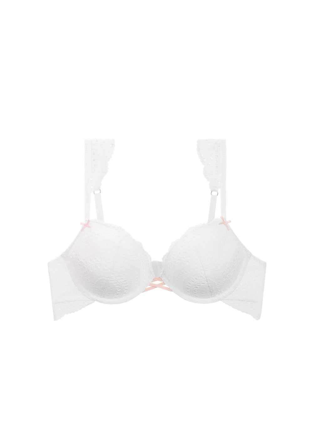 ARIA Plus Push-Up Lace Underwired Demi Bra