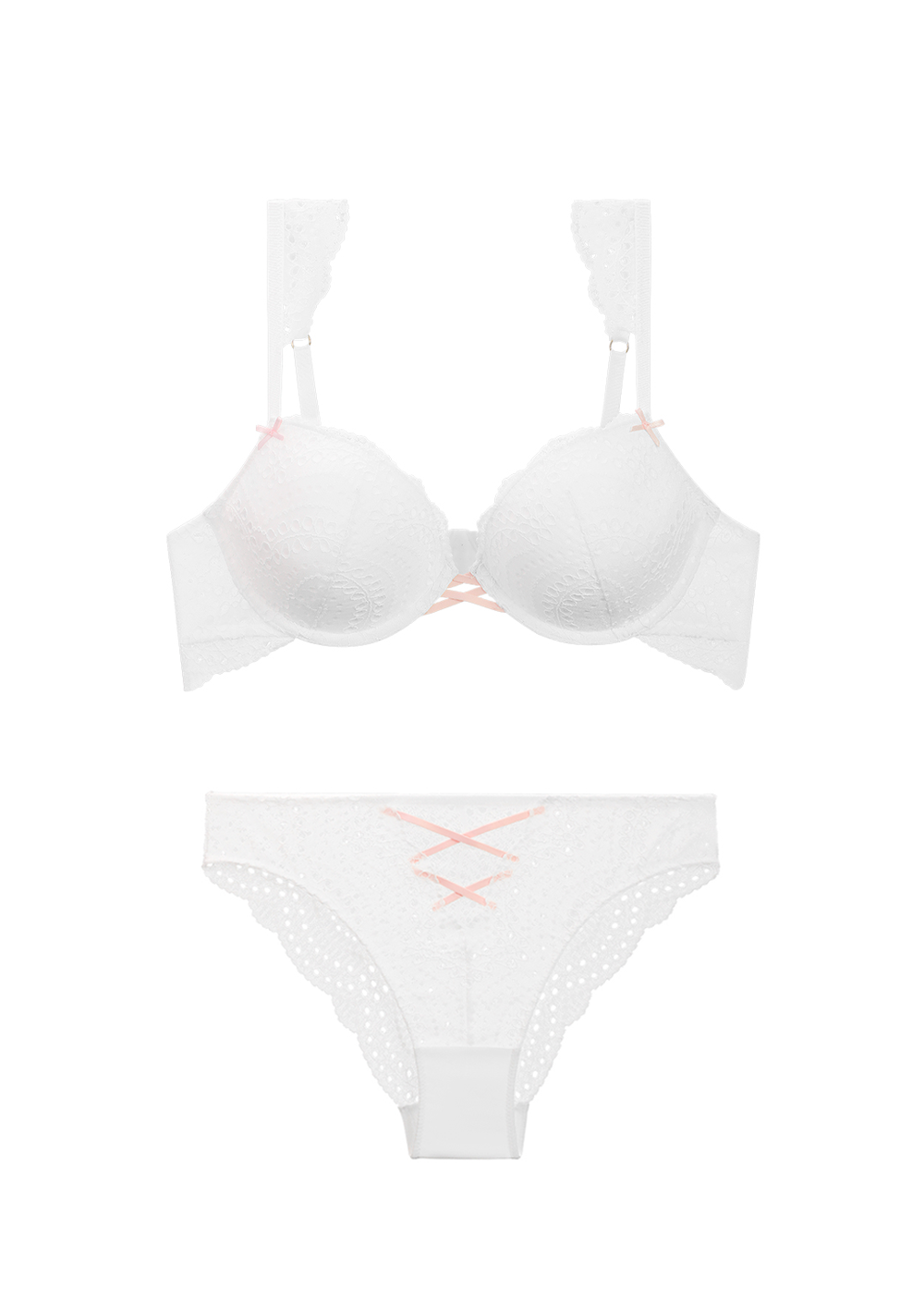 ARIA White Lace Lingerie Set