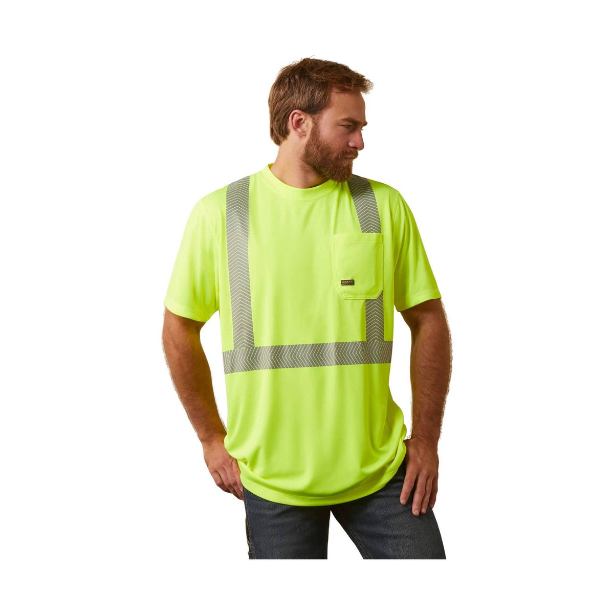 Ariat Men's Rebar Hi-Vis ANSI T-Shirt - Yellow