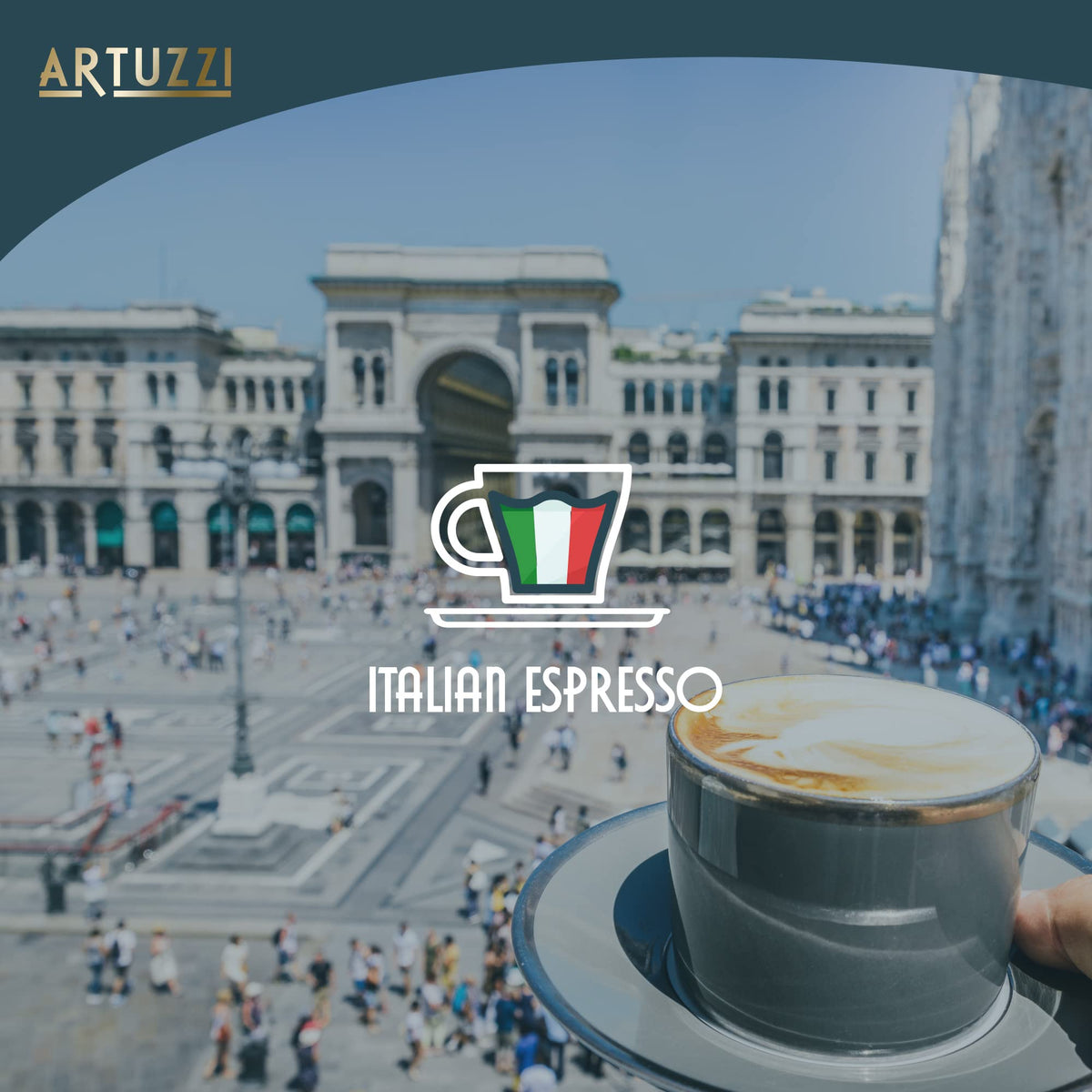 Artuzzi 120ct Decaf Espresso Pods for Nespresso Original – Aluminum, 100% Arabica, Italian Roast