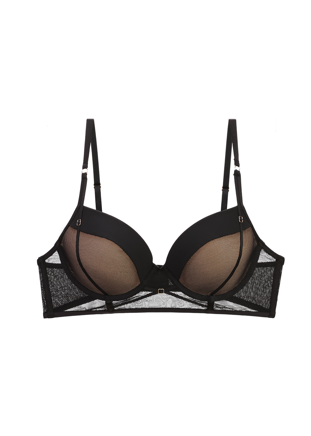 AURELIA Push-Up Mesh Underwired Demi Bra