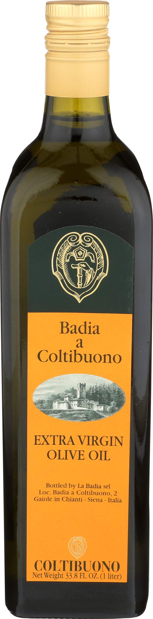 Badia a Coltibuono Extra Virgin Olive Oil 33.8 oz | Premium Italian EVOO for Cooking & Finishing