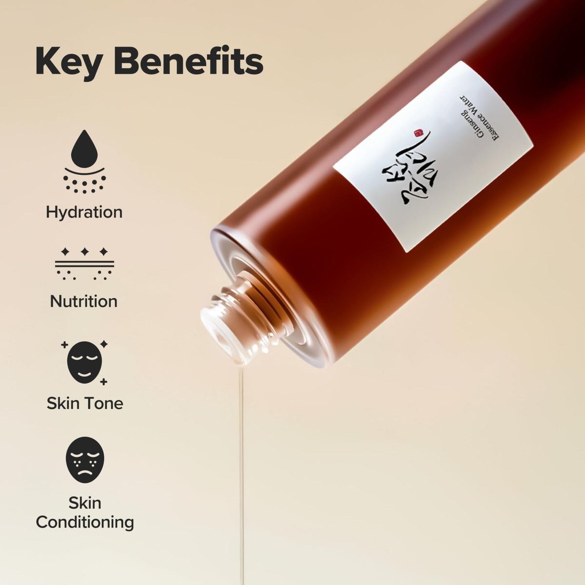 Beauty of Joseon Ginseng Essence Water Hydrating Face Toner for Dry, Dull Skin. Korean Moisturizing Skin Care for Men and Women 150ml, 5.07 fl.oz.
