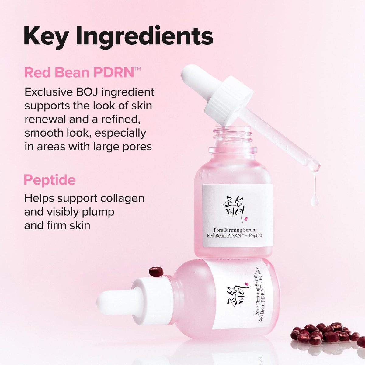 Beauty of Joseon Pore Firming Serum Red Bean PDRN™ + Peptide | Daily Korean Skincare for Large Pores, Refining, Smoothing, and Plumping 30ml, 1.fl.oz