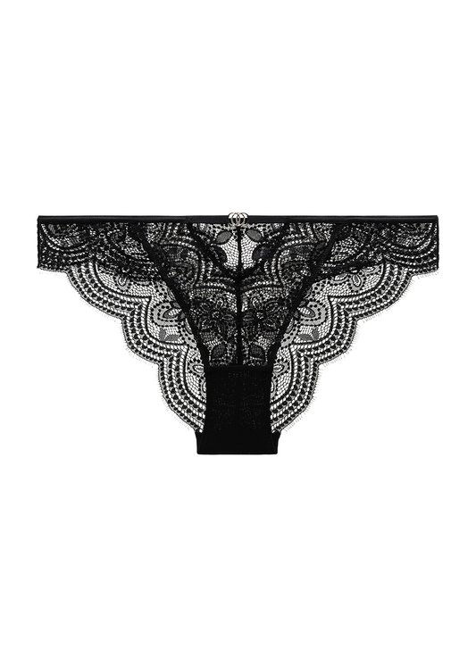 BELLA Plus Sexy Black Lace Briefs Panties