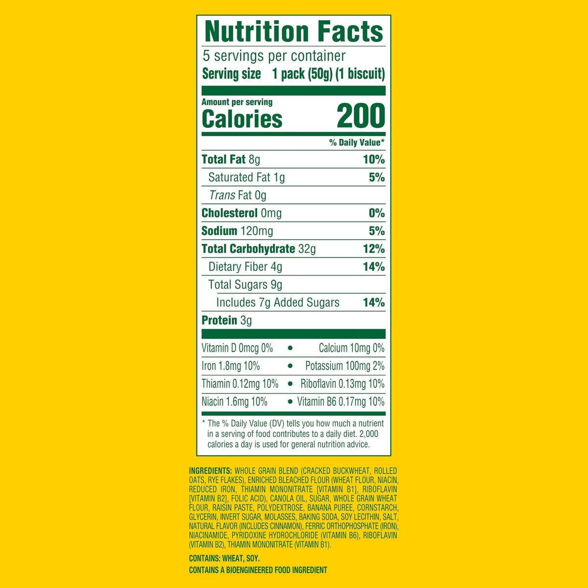 belVita Soft Baked Banana Bread Breakfast Bars – 30 Bars (6 Boxes) | Belvita