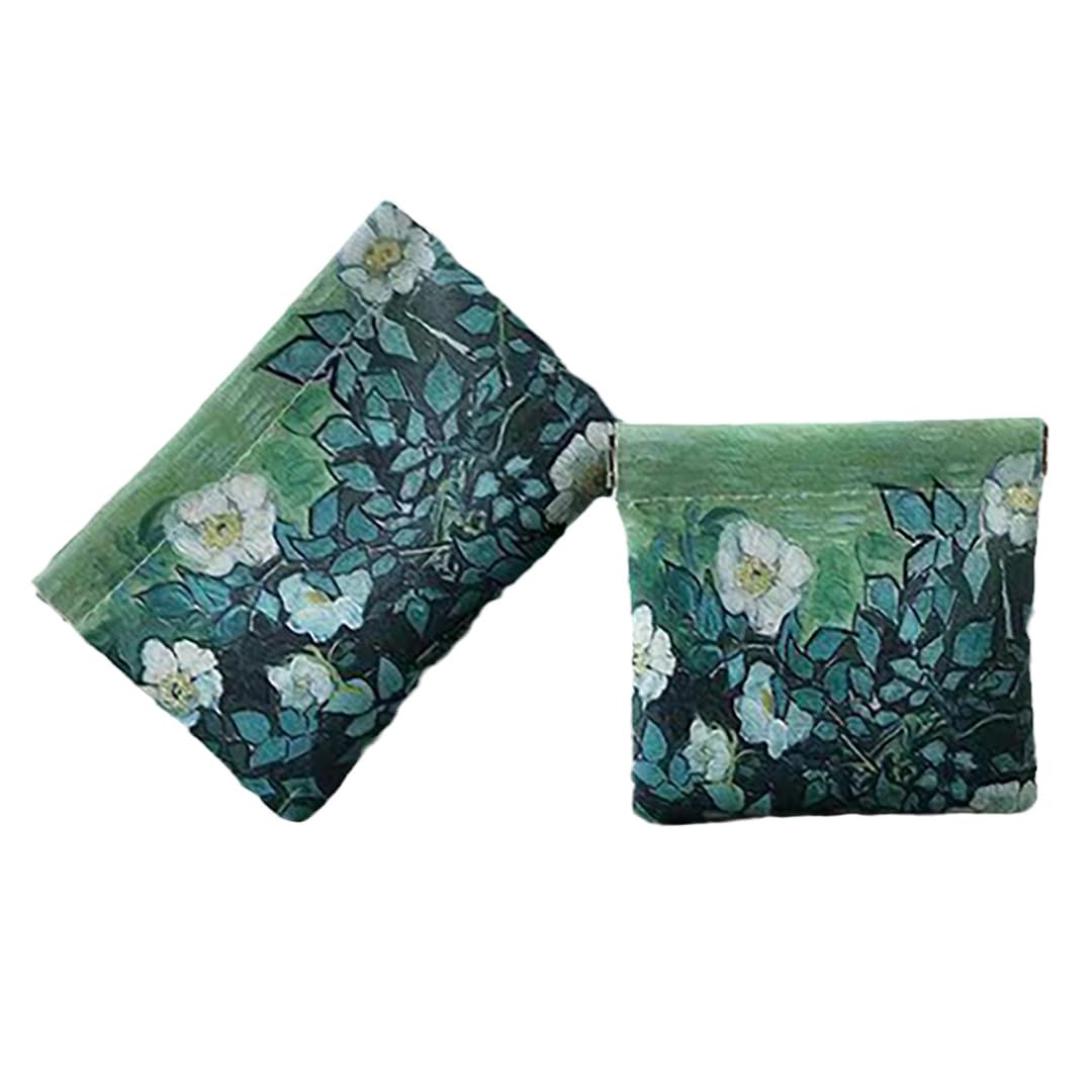 Better-Love 2 Pack Small Makeup Bag for Purse, PU Leather Coin Pouch