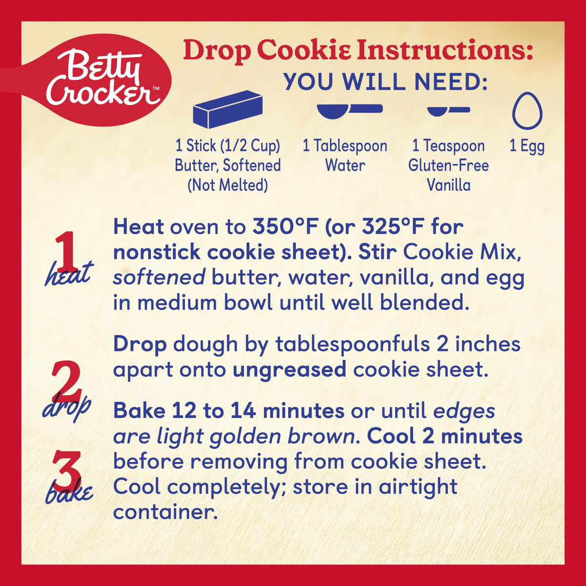 Betty Crocker Gluten Free Sugar Cookie Mix – 15 oz (6-Pack) | Quick, Family-Friendly Baking