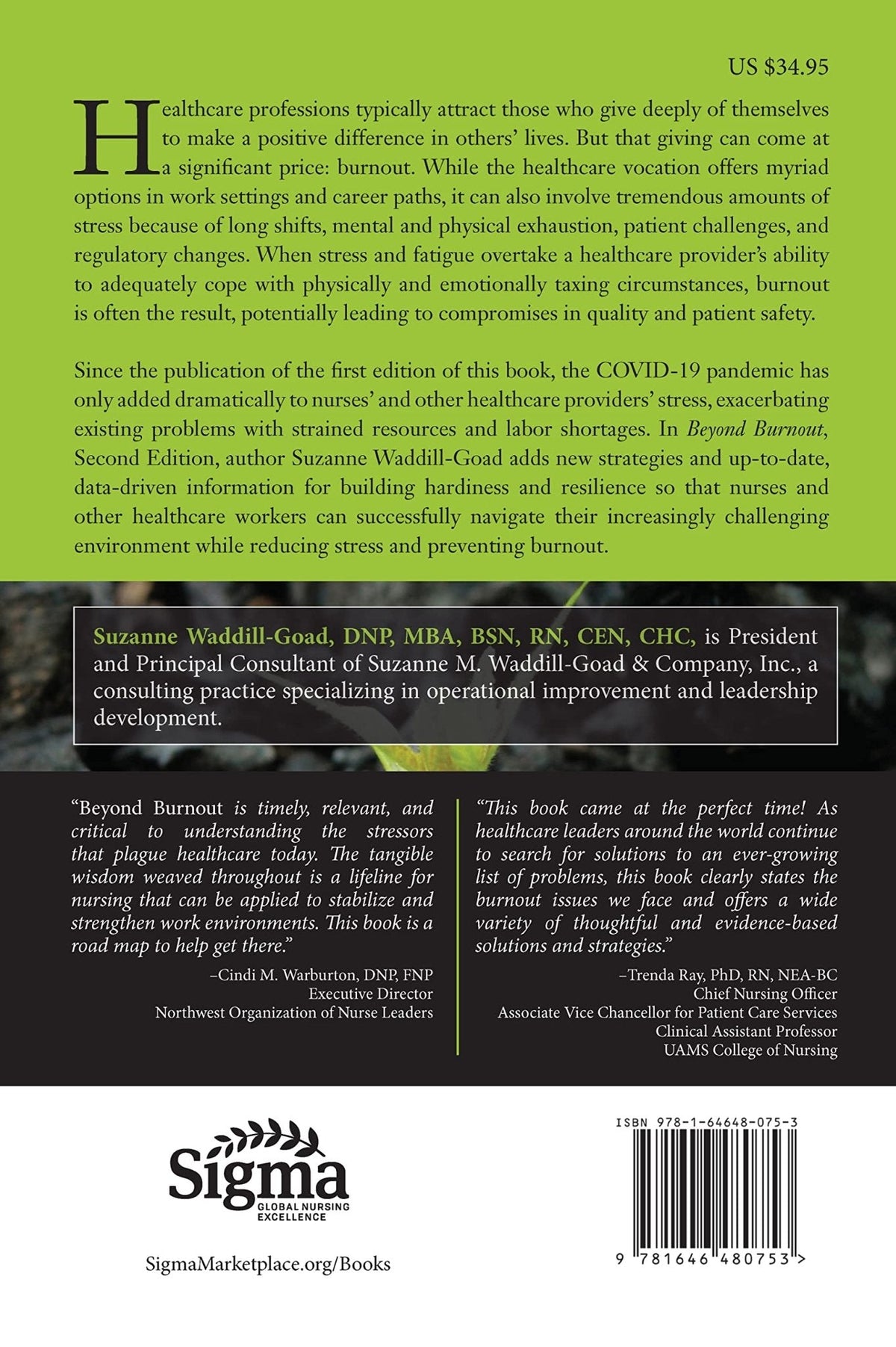 Beyond Burnout, Second Edition: Overcoming Stress in Nursing & Healthcare for Optimal Health & Well-Being
