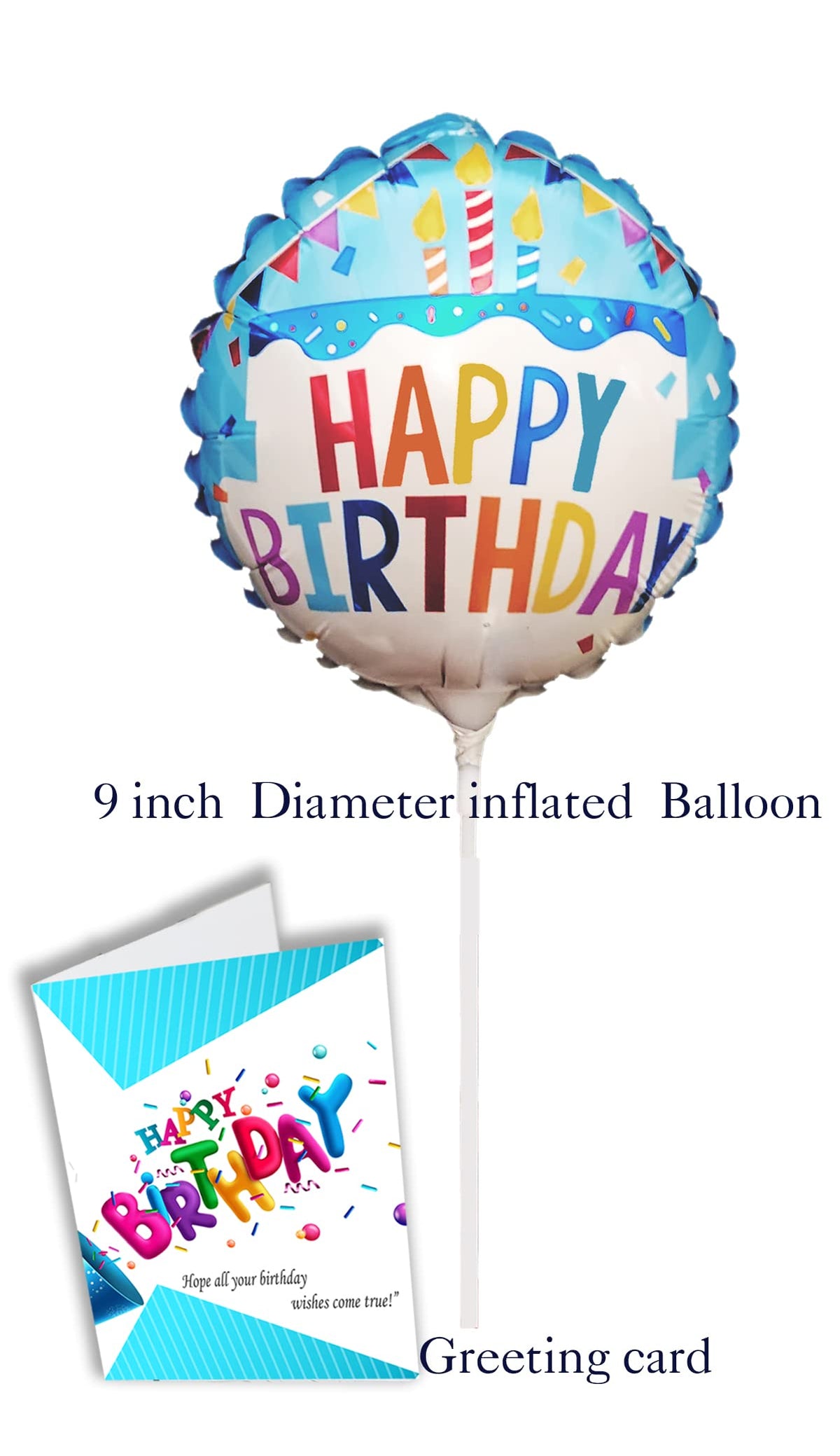 Beyond The Box Birthday Gift Basket – Candy Variety Pack with Balloon, Snacks & Greeting Card