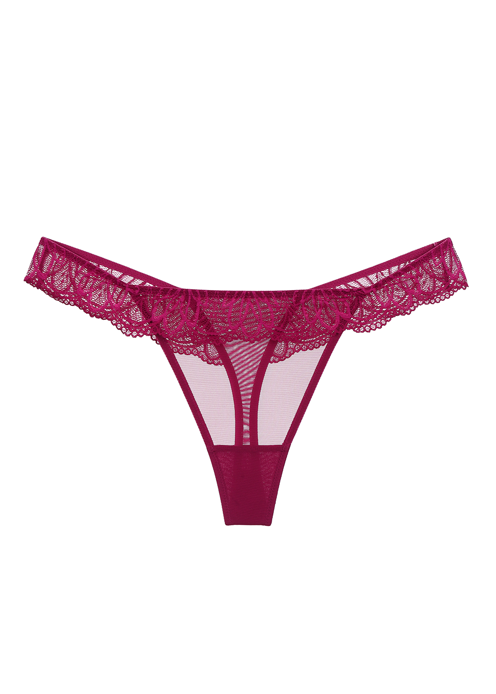 BILLIE Floral Lace Sexy Thong Brief Panties