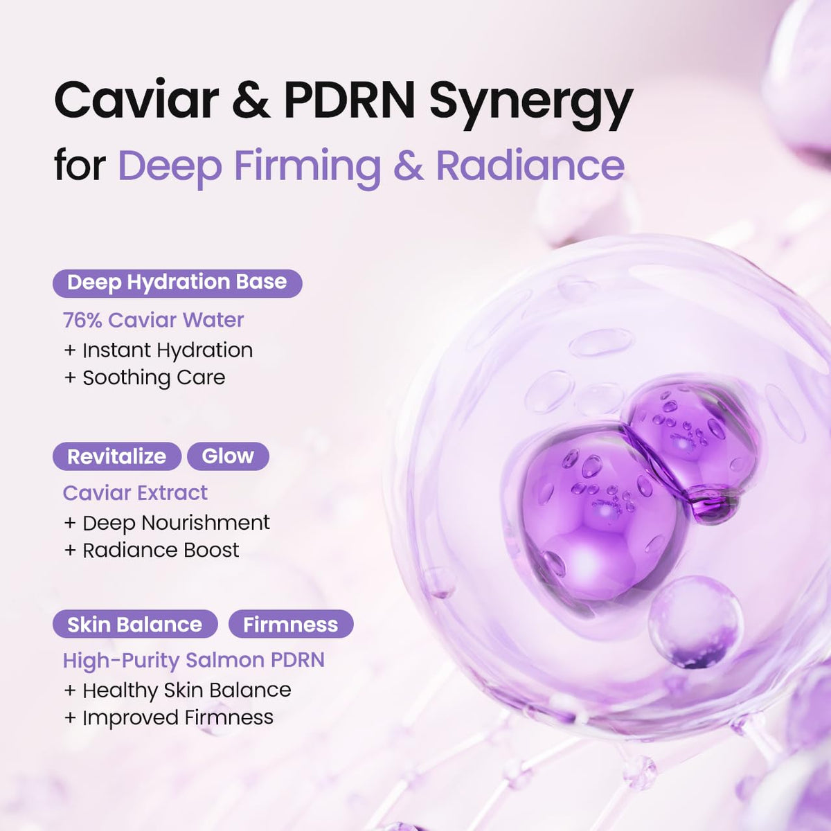 BIODANCE Caviar PDRN Jelly Serum Mist, Hydrating Face Mist, Revitalizing & Radiance Face Spray, Sprayable Hydrogel, Travel Essentials & Self Care Gifts for Women, Korean Skin Care | 1.69 fl.oz