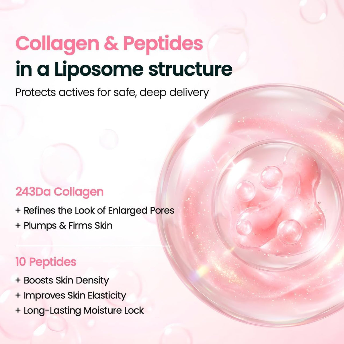 BIODANCE Collagen Peptide Liposome Bubble Booster, Micro-Bubble Foam Essence for Elasticity and Plumping, Hydration & Skin Prep Boost, Quick Morning Mask, Korean Skin Care | 3.21 fl.oz
