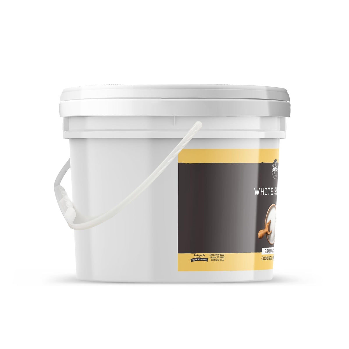 Birch & Meadow Granulated White Sugar – 1-Gallon Bulk (144 oz)