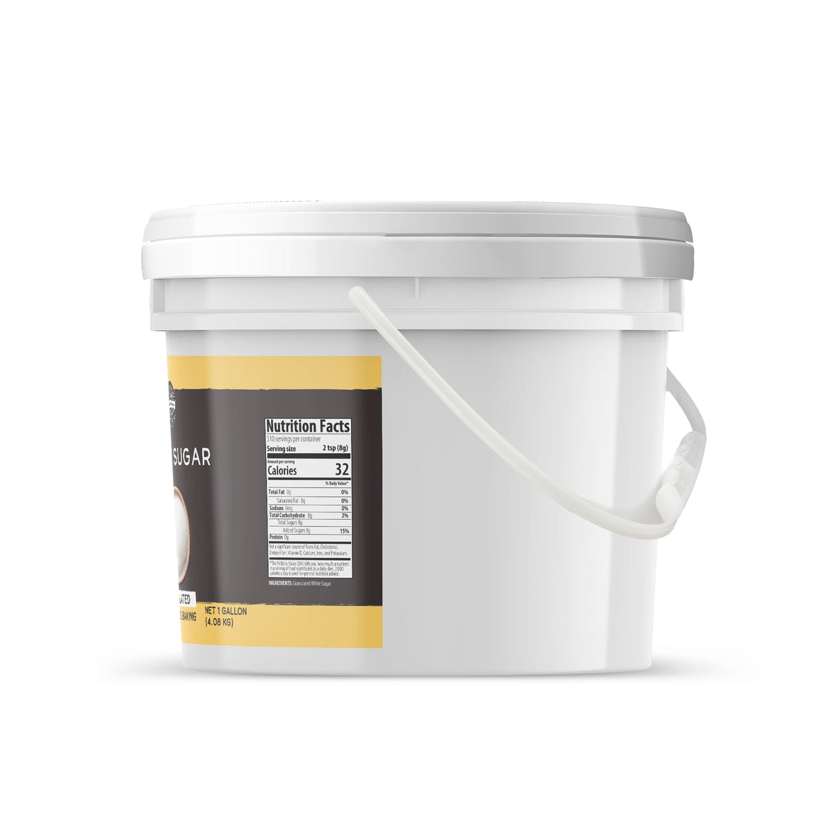 Birch & Meadow Granulated White Sugar – 1-Gallon Bulk (144 oz)