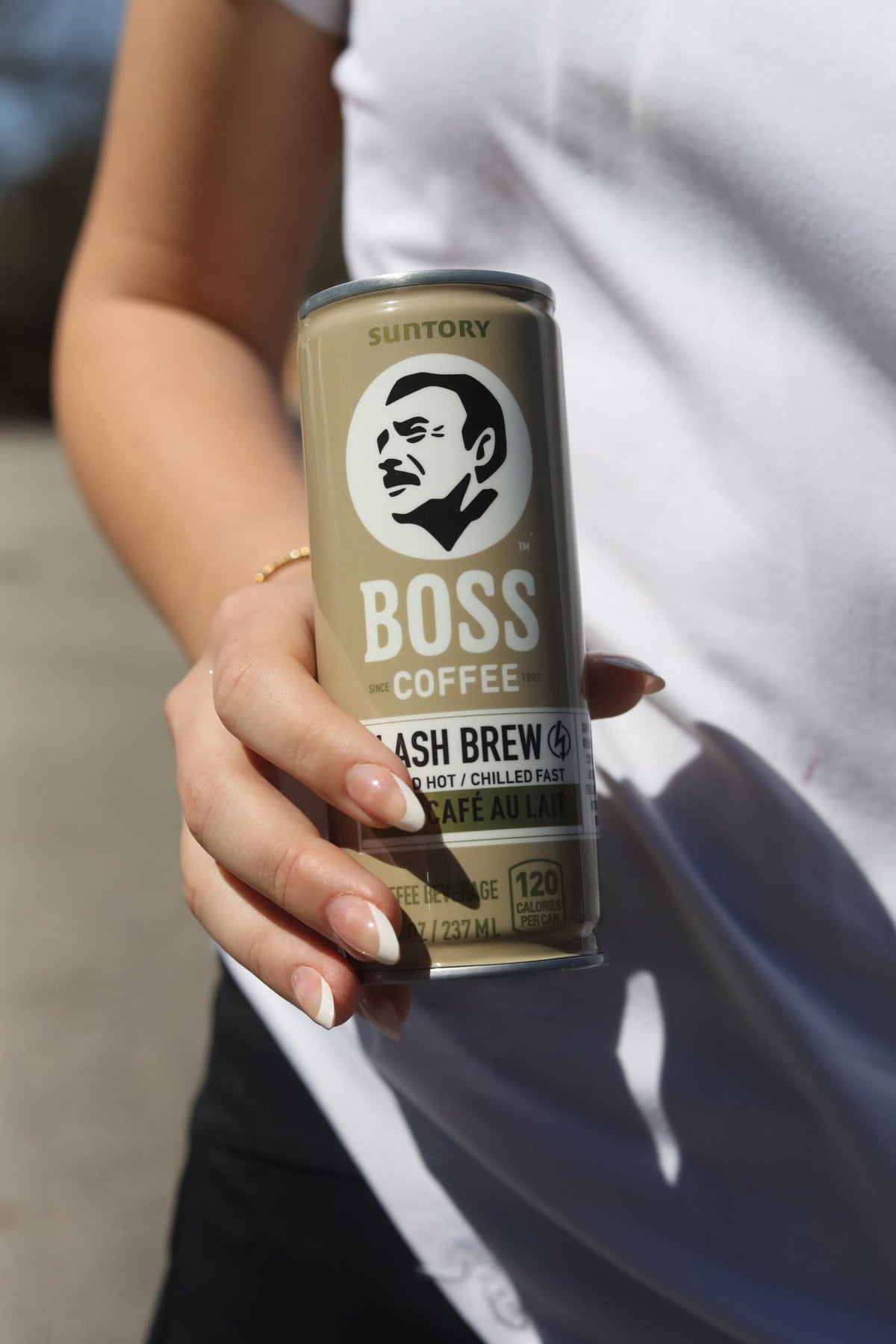 BOSS Coffee by Suntory – Japanese Flash Brew Coffee with Milk, 8oz, 12 Pack (Imported from Japan)