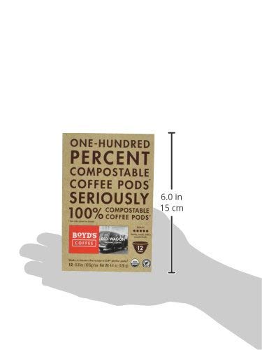 Boyd's Coffee Organic Red Wagon Dark Roast Pods – 72-Count, Keurig K-Cup Compatible