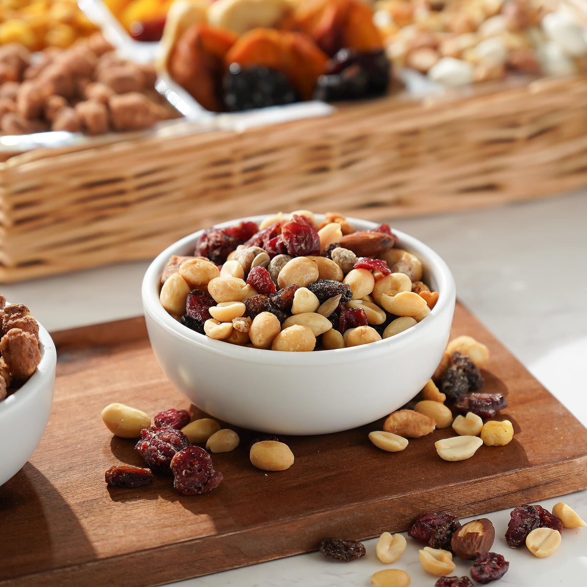 Broadway Basketeers Fruit & Nuts Sympathy Gift Basket | Gourmet Bereavement Care