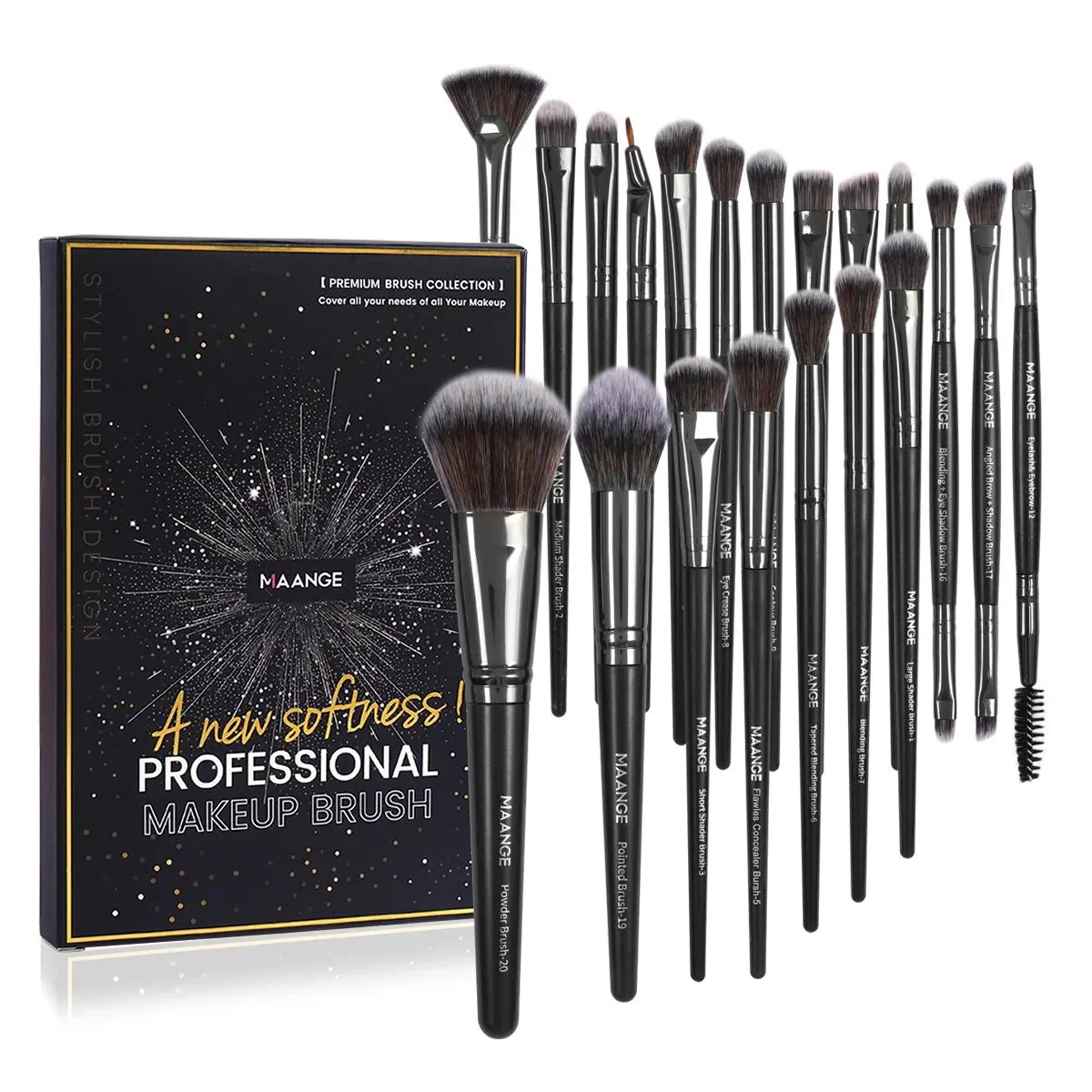20Pcs Professional Makeup Brush Set