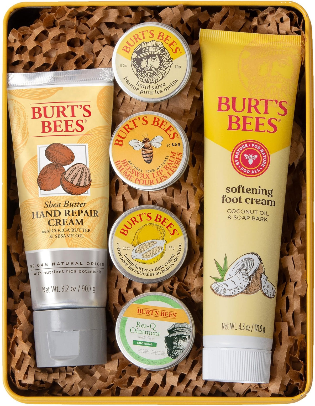 Burt's Bees Classics Gift Set, 6 Products in Giftable Tin
