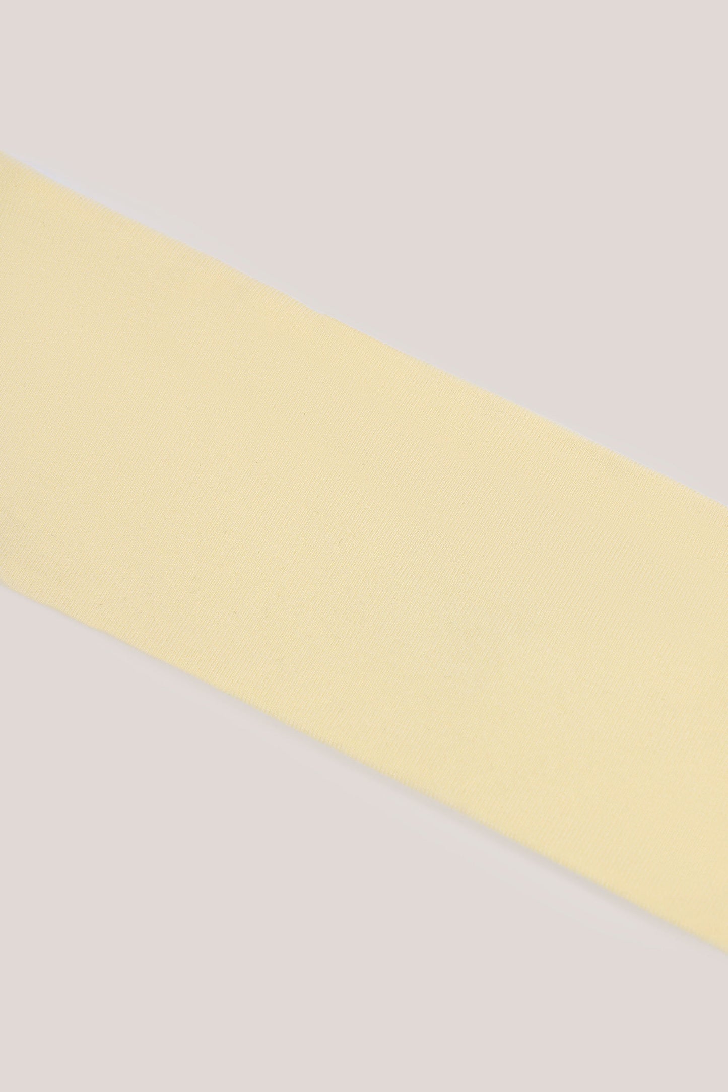 Modal Ribbed Headband in Buttercream Yellow