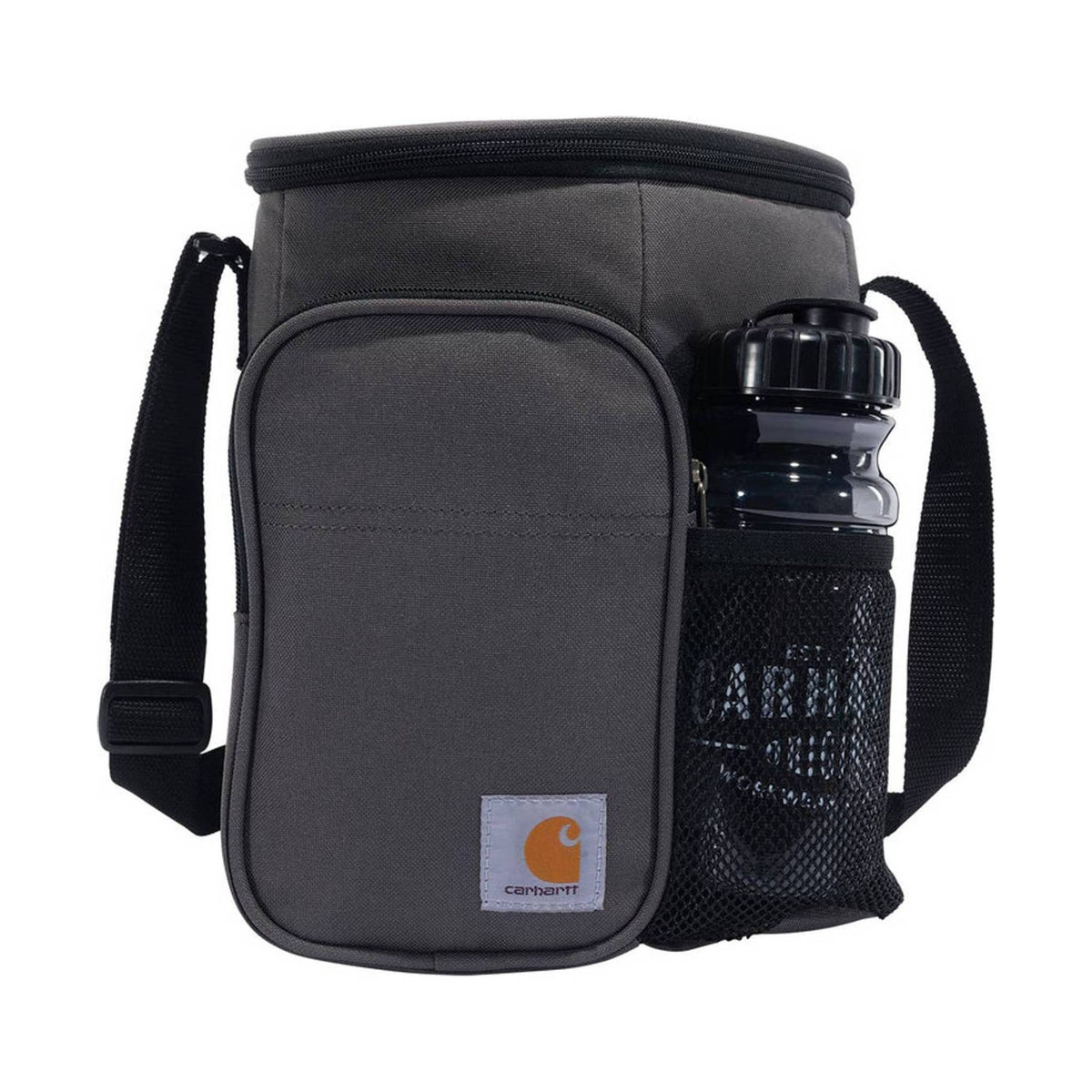 Carhartt Insulated 10 Can Vertical Cooler + Water Bottle - Gray