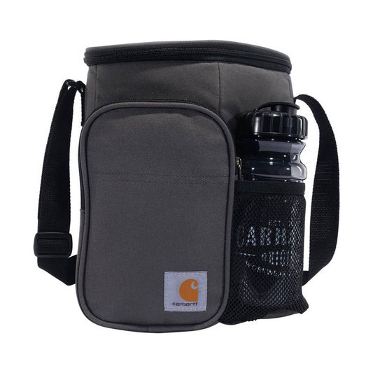 Carhartt Insulated 10 Can Vertical Cooler + Water Bottle - Gray