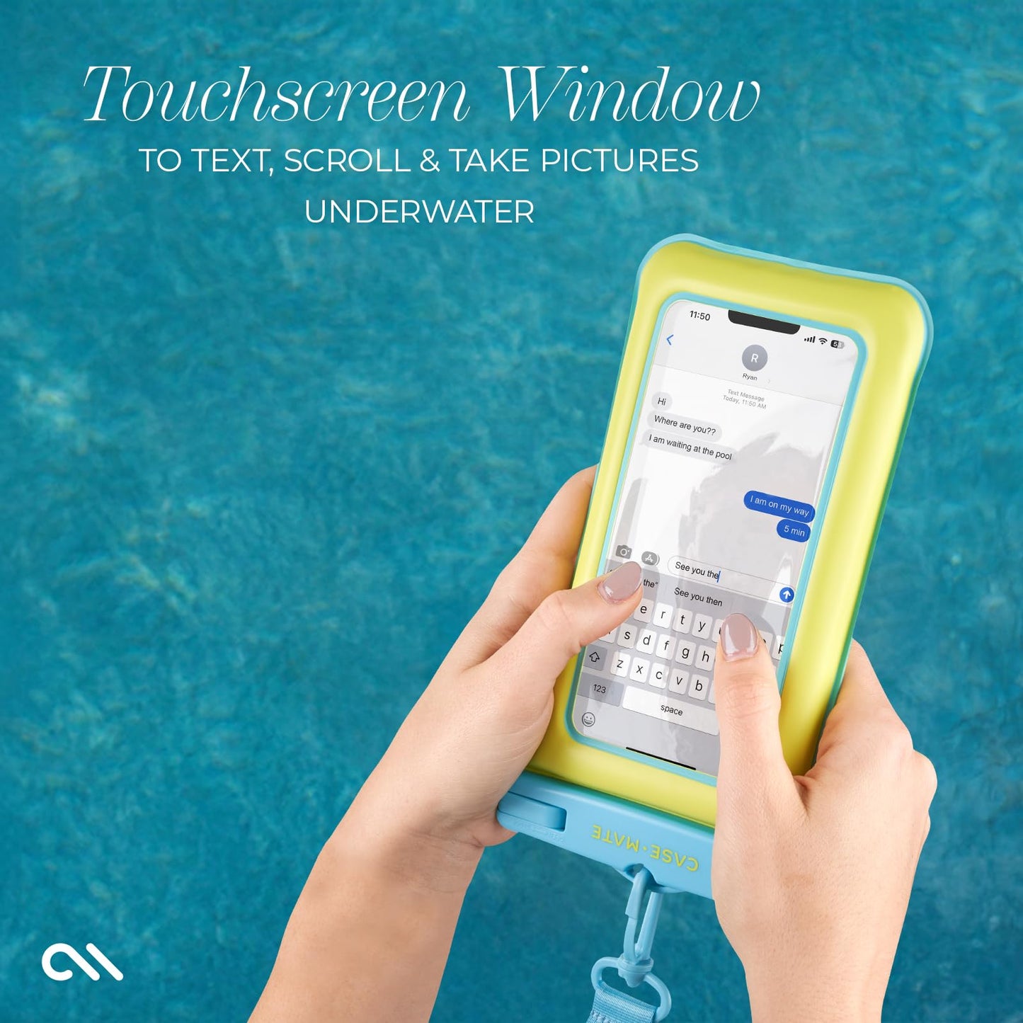 Case-Mate 2 Pack IP68 Waterproof Phone Pouch - Citrus Splash