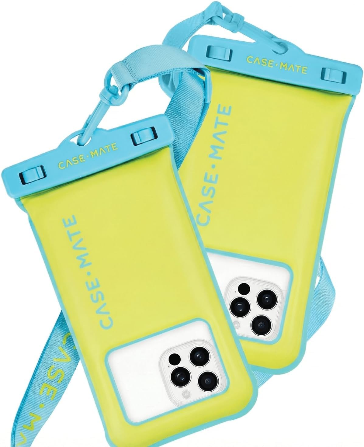 Case-Mate 2 Pack IP68 Waterproof Phone Pouch - Citrus Splash