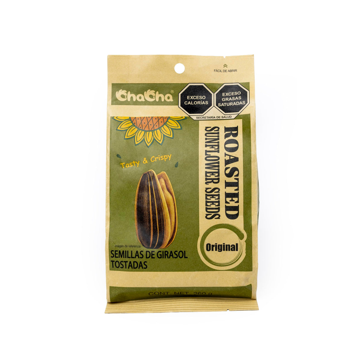 Cha Cha Sunflower Seeds (Roasted) 250g – 100% Natural Flavor | ChaCha