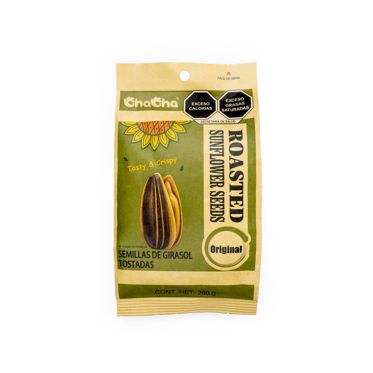 Cha Cha Sunflower Seeds (Roasted) 250g – 100% Natural Flavor | ChaCha
