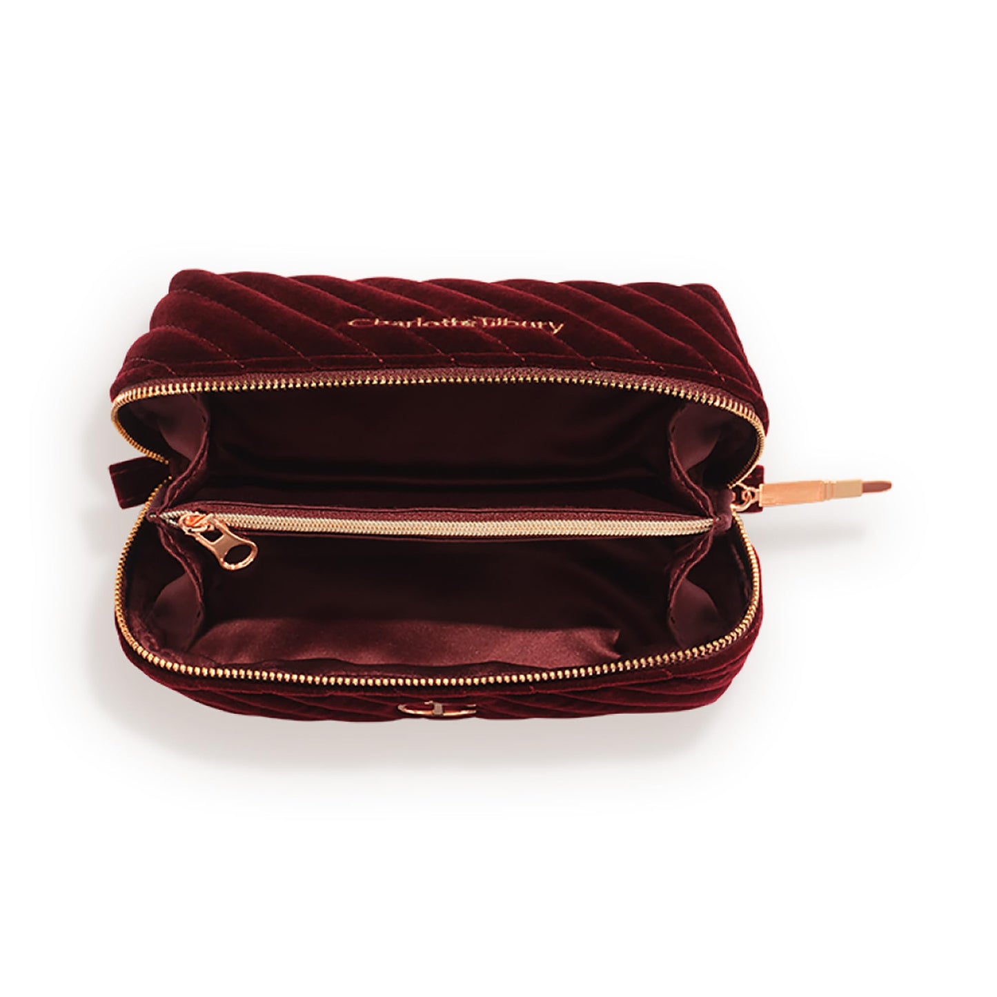 Charlotte Tilbury Travel Makeup Bag of My Dreams - Quilted Velvet