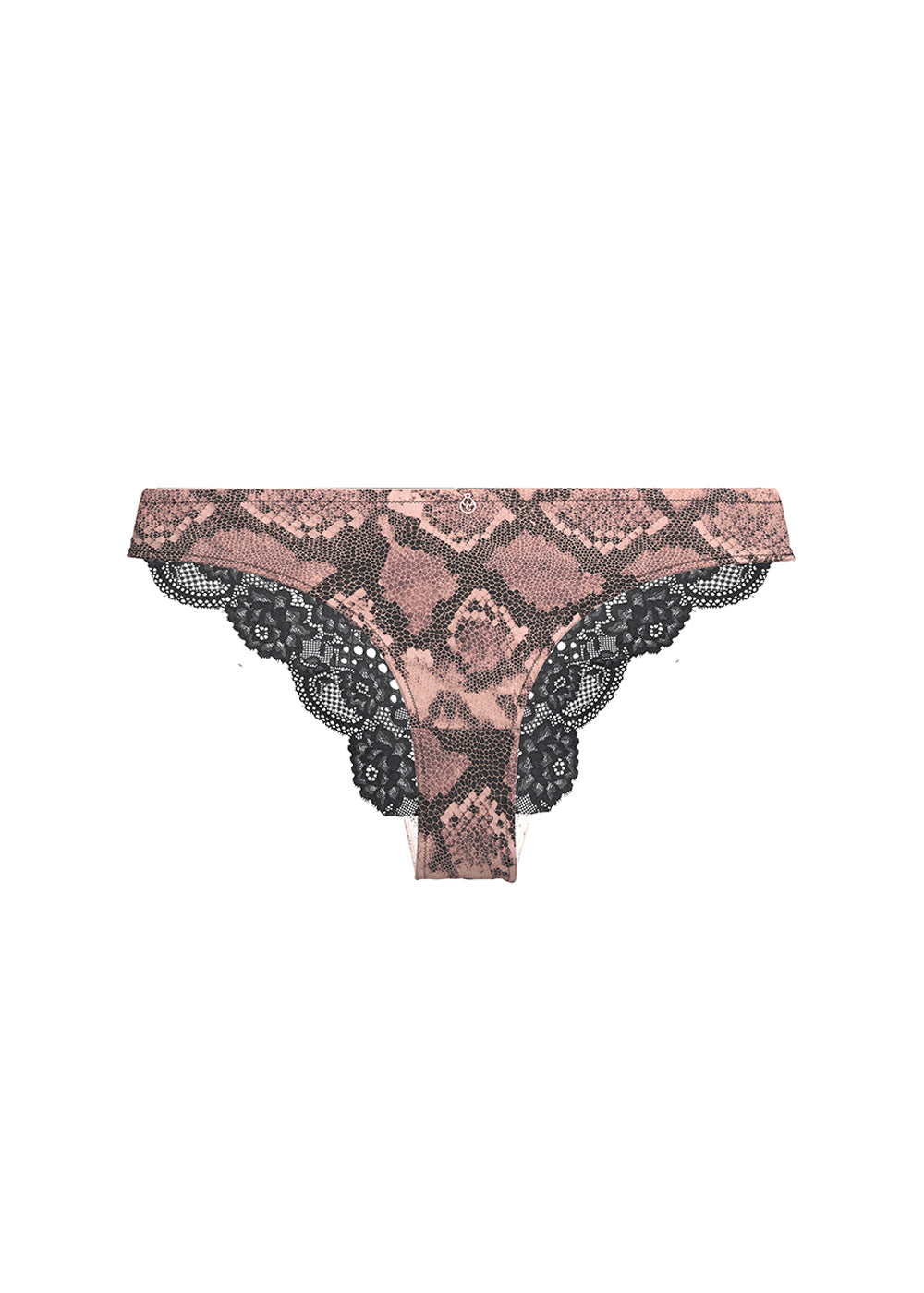 CHIARA Plus Brief Panties With Snake Print